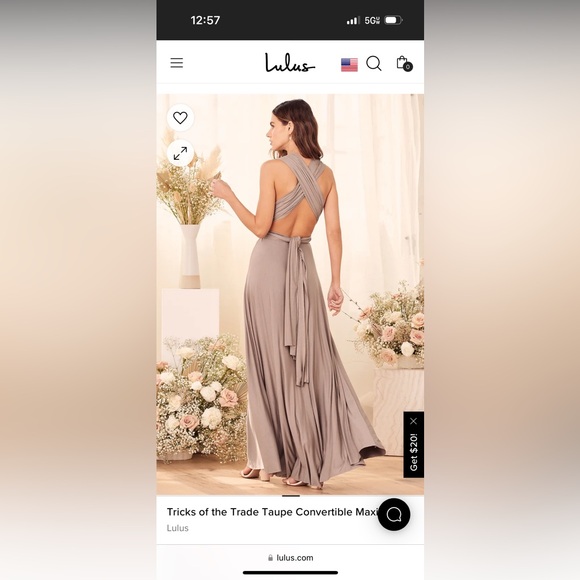 PURPLE Lulus “Tricks of the Trade” maxi wrap convertible dress! - Picture 5 of 10